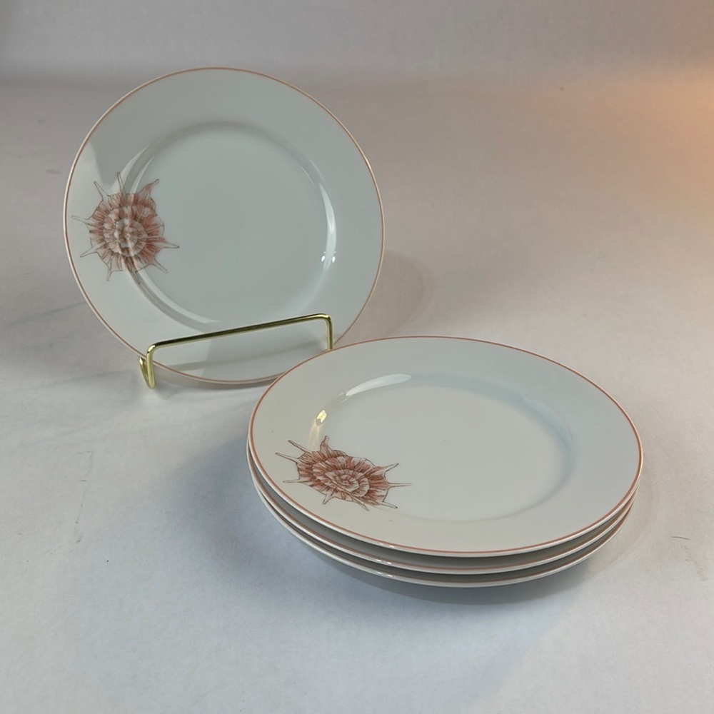 Fitz and Floyd “Coquille” 6 1/2” Bread/Dessert Plate (set of 4)